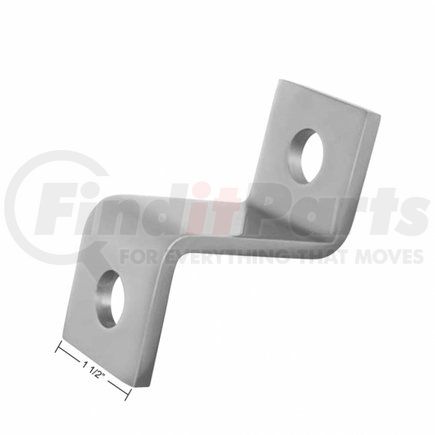 UNITED PACIFIC 60002P - auxiliary light mounting bracket - heavy duty "z" mounting bracket - 1.5" x 2" x 1.5", card packaging | heavy duty "z" mounting bracket - 1.5" x 2" x 1.5"