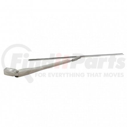 United Pacific 70127 Windshield Wiper Arm - 11", Stainless Steel, Plug Type, with 7.5" Wiper Blade Set