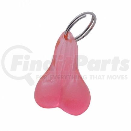 UNITED PACIFIC 78008 - key chain - 2.5" small ball novelty key chain - pink | 2.5" small plastic low-hanging balls novelty key chain - pink