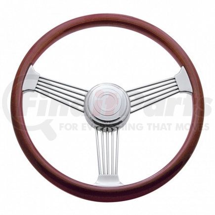 United Pacific 88110 Steering Wheel - 18" Banjo, with Hub, for 1998-2005 Peterbilt and 2001-2002 Kenworth