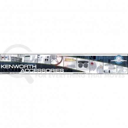 United Pacific 99033 Product Identification Label - Kenworth Fixture/Header Sign