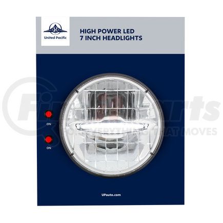 UNITED PACIFIC 99189 - point of purchase display -  7" led headlight display - 31513 |  7" led headlight display - 31513