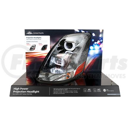 UNITED PACIFIC 99168 - point of purchase display -  modular headlight display - 31263 |  volvo vn/vnl modular headlight display - 31263