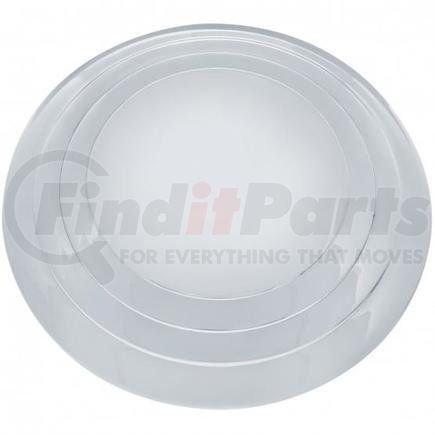 United Pacific A6030 Axle Hub Cap - Stainless Steel, Three Rings Smooth, for 1932-1935 Ford Car and Truck