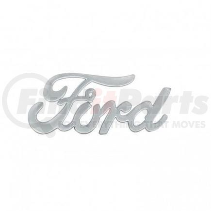 UNITED PACIFIC A6108 - emblem - chrome die-cast "ford" script emblem | chrome die-cast "ford" script emblem