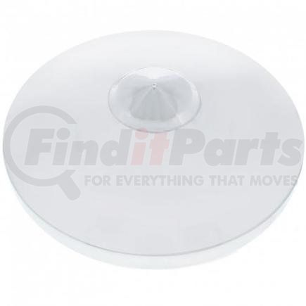 United Pacific A6036P Axle Hub Cap - Polished, Stainless Steel, Smooth Style, without Logo, for 1949-1950 Ford Car