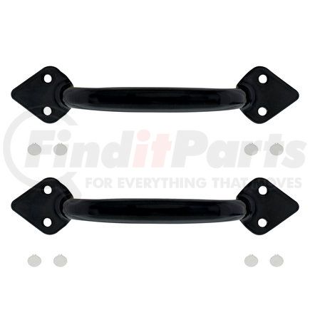 United Pacific B20359 Hood Handle - Set, Black, for 1928-1932 Ford Car/1932-1934 Truck