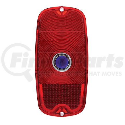 UNITED PACIFIC C606618 Tail Light Lens - With Blue Dot, for 1960-1966 Chevy and GMC Fleetside Truck