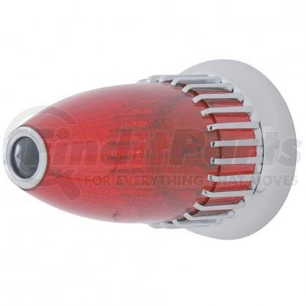 United Pacific C8017-1 Tail Light - 1959 Cadillac Style, with Flush Mount, Red Lens, with Blue Dot