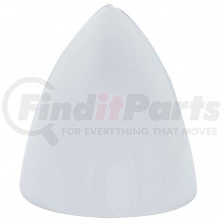 United Pacific C8058 Wheel Center Cap - 3-3/16 in. Dia. X 3 1/4 in. H, Chrome, Die-Cast, Bullet Design