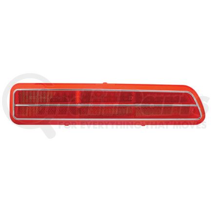 UNITED PACIFIC CTL6901LED-R Tail Light - 84 LED, with Stainless Steel Trim, Passenger Side, Passenger Side, Red Lens, for 1969 Chevy Camaro