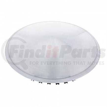 UNITED PACIFIC RDC01-15 Wheel Cover - Racing Wheel Disc, 15", Brushed, Stainless Steel