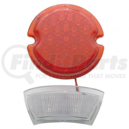 UNITED PACIFIC FTL3336LED-L Tail Light - 21 LED, 12V, Driver Side, with Polycarbonate Lens, for 1933-1936 Ford Car and Truck