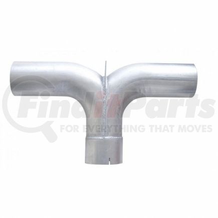 United Pacific YAD-5-02A Exhaust Y Pipe - Universal, Aluminized, 5" Y Pipe, with Divider - 25" W x 14" H