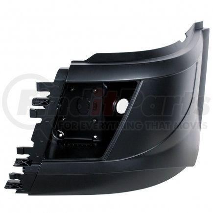 UNITED PACIFIC 42819 - bumper end - bumper end with fog light for 2015-2017 volvo vnl short hood with aero style bumper - driver | bumpr end, fog light for 2015-2017 volvo vnl short hood, aero style bumpr-driver