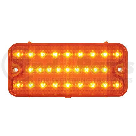 United Pacific CPL6768A Parking Light Lens - 27 LED, Amber Lens and Amber LED, for 1967-1968 Chevy Truck