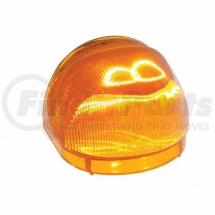 United Pacific 38002B Turn Signal Light - 5 LED Dual Function Guide 682-C Headlight, Amber LED/Amber Lens