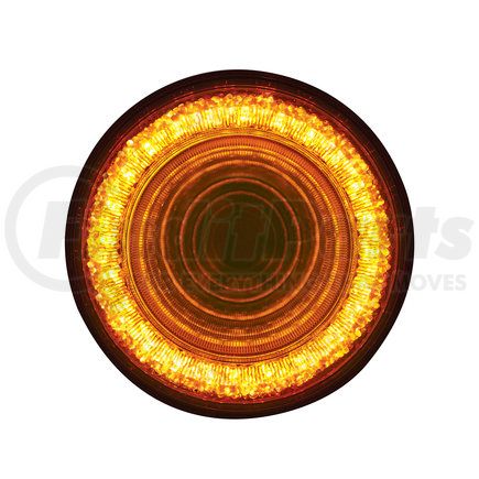 United Pacific 36655 Turn Signal Light - 24 LED 4" Mirage, Amber LED/Clear Lens