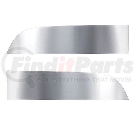 UNITED PACIFIC 29057 - window trim - stainless 8" chopped window trim for kenworth t680/t880 trucks | stainless 8" chopped window trim for kenworth t680/t880 trucks