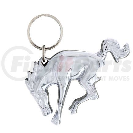 UNITED PACIFIC 99102 - key chain - chrome bucking horse key chain/bottle opener | chrome bucking horse key chain/bottle opener