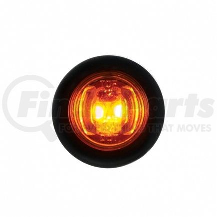 United Pacific 36849B Mini Clearance/Marker Light, Amber LED/Amber Lens, with Rubber Grommet, 2 LED