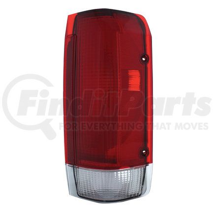 UNITED PACIFIC 110171 Tail Light Assembly -Passenger Side, Red Lens, for 1987-1989 Ford Styleside Truck/Full Size Bronco