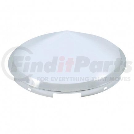 United Pacific 20147 Axle Hub Cap - Front, 5 Even Notched, Stainless Steel, Pointed, 7/16" Lip