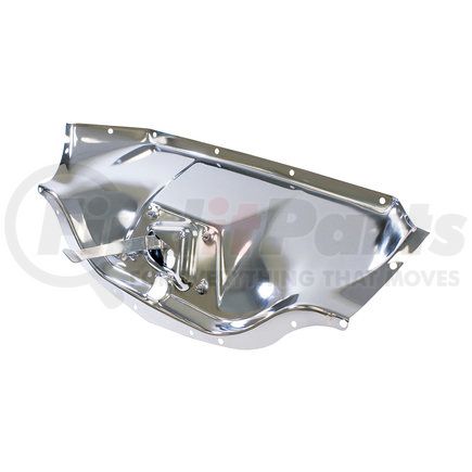 United Pacific 110340 Hood Latch Panel - Chrome Plated, for 1947-1954 Chevy Truck