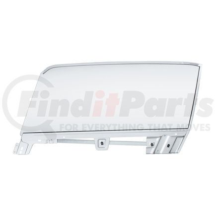 UNITED PACIFIC 110625 - door glass - complete clear door glass assembly for 1967-68 ford mustang convertible | complete clear door glass assembly for 1967-68 ford mustang convertible