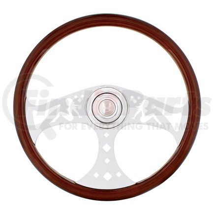 United Pacific 88131 Steering Wheel - 18" Lady with Hub, for Freightliner 1989-July 2006