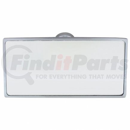 United Pacific 70801 Rear View Mirror - Rectangular, Chrome Plated, Aluminum, Interior, with Glue-On Mount
