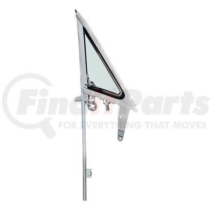 United Pacific 110781 Side Window Frame - Driver Side, Assembly, with Green Tinted Glass, for 1964.5-66 Ford Mustang