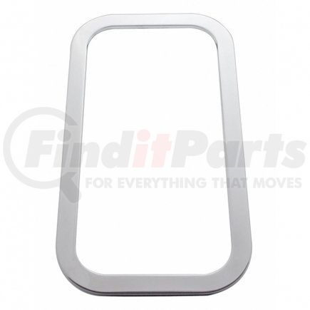 United Pacific 21741 Window Trim - Exterior View, Stainless Steel, for 2005+ Peterbilt