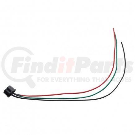 United Pacific 34222 Headlight Wiring Harness - Bulk, 3 Contact Female, for H4 Halogen Bulb