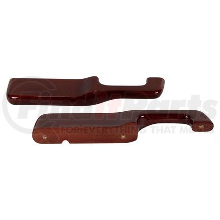 United Pacific 88003 Door Armrest - Wood, OEM Style, for Peterbilt