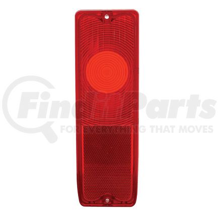 United Pacific C677209 Tail Light Lens - Red, for 1967-1972 Chevy Truck Fleetside