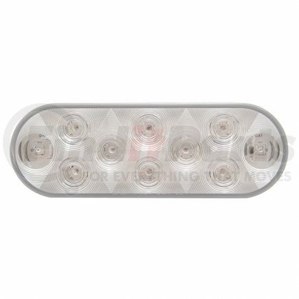 United Pacific 36773B Utility Light - 10 LED 6" Oval, White LED/Clear Lens