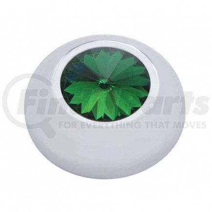 United Pacific 41288 Overhead Console Bezel - Compartment Knob Cover, Green Diamond, for 2006+ Peterbilt