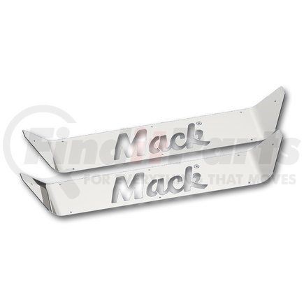 UNITED PACIFIC 29124 - scuff panel - stainless upper scuff panel with logo for mack ch/cl