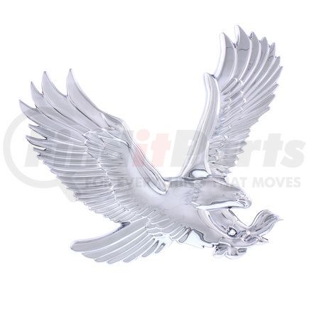 UNITED PACIFIC 50110 - emblem - eagle accent - face right | chrome plastic 3d eagle accent - face right