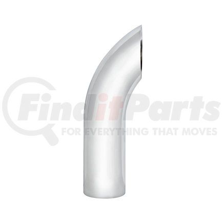UNITED PACIFIC C1-5-048 Exhaust Stack Pipe - 5", Curved, Plain Bottom, 48" L
