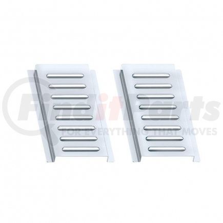 United Pacific 29071 Stainless International ProStar/LoneStar Louvered Vent Covers