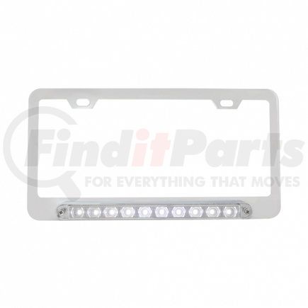 United Pacific 36541 License Plate Frame - Chrome, Deluxe LED