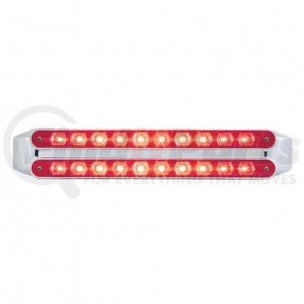 United Pacific 37325 Brake/Tail/Turn Signal Light - Dual 10 LED 9", Bars, Red LED/Red Lens