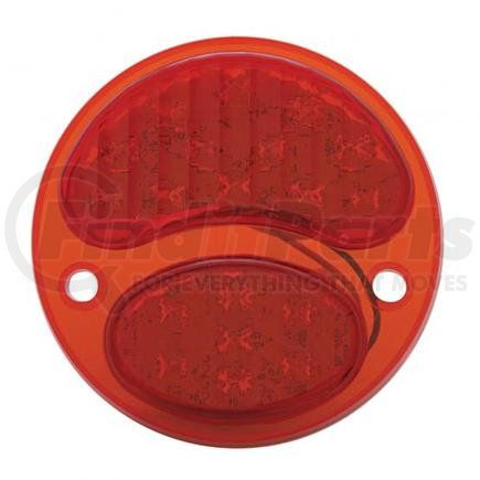 United Pacific FTL2831LED-R Tail Light Lens - 19 LED, 12V, Passenger Side, with License Plate Light, for 1928-1931 Ford Model A