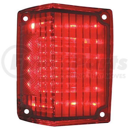 UNITED PACIFIC CTL7072LED-L Tail Light Lens - 36 LED, Driver Side, for 1970-1972 Chevy El Camino and Station Wagon
