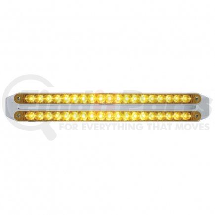 United Pacific 37678 Turn Signal Light - Dual 19 LED 12" Reflector Light Bars, Amber LED/Amber Lens