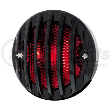 United Pacific 110659 Tail Light - Passenger Side, Black Grille Bezel, Red Lens, For 1933-1936 Ford Truck