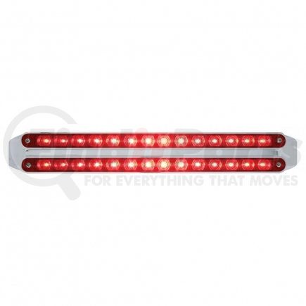 United Pacific 37666 Brake/Tail/Turn Signal Light - Dual 14 LED 12", Bars, Red LED/Red Lens