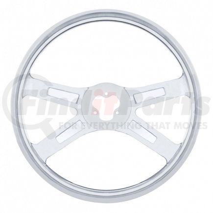 United Pacific 88210 Steering Wheel - Stainless Steel